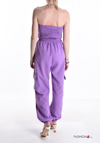 Jumpsuit con tasche con elastico - ph 2