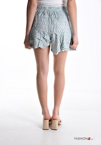 Leaf print Shorts with elastic - ph 2