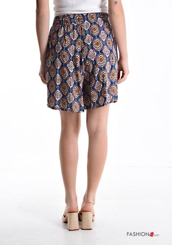 Pantaloncino Short Fantasia stampata con tasche con elastico - ph 2