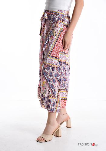 Paisley Muster Rock mit Schleife mit gummizug - ph 3
