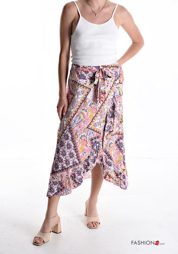 Paisley Muster Rock mit Schleife mit gummizug - ph 5