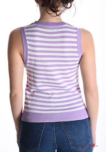 Canotta girocollo Fantasia righe - ph 2