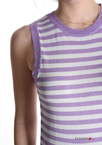 Canotta girocollo Fantasia righe - ph 4