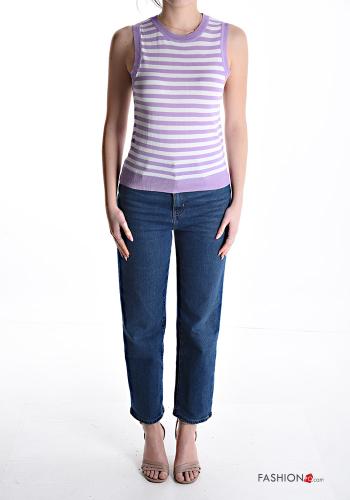 Canotta girocollo Fantasia righe - ph 5