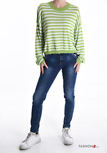 Maglione girocollo Fantasia righe - ph 5