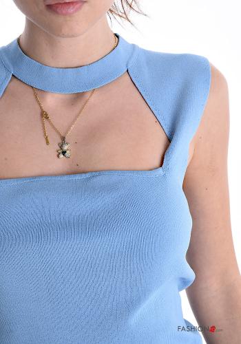 Top costine girocollo con zip - ph 4