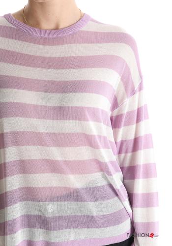 Striped crew neck Sweater - ph 4