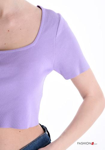 Top maniche corte corto scollo profondo - ph 4