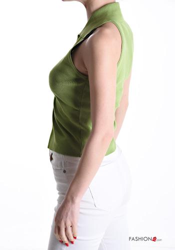 Top senza maniche con colletto con bottoni - ph 3