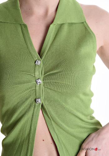 Top senza maniche con colletto con bottoni - ph 4