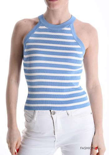 Striped sleeveless Top