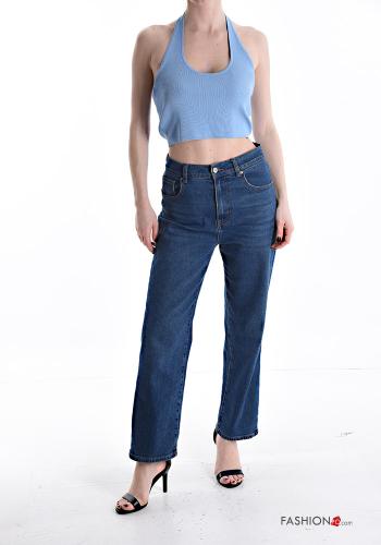 Camiseta de manga larga espalda descubierta con top - ph 5