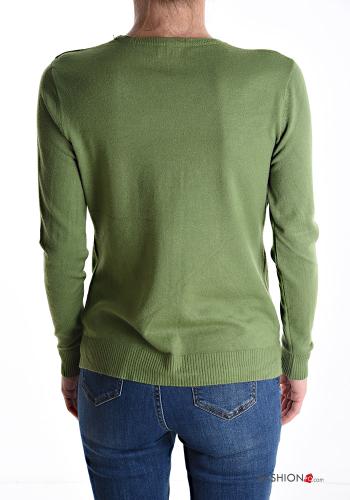 long sleeve Cardigan with buttons with v-neck - ph 2