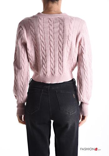 long sleeve mini Cardigan with buttons with v-neck - ph 2
