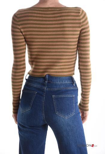 Maglione corto Fantasia righe - ph 2