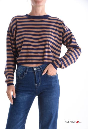 Maglione girocollo Fantasia righe