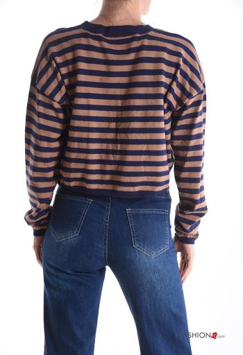 Maglione girocollo Fantasia righe - ph 2