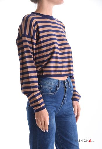 Maglione girocollo Fantasia righe - ph 3