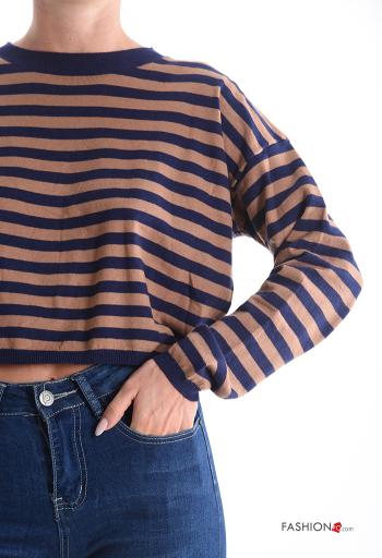 Maglione girocollo Fantasia righe - ph 4