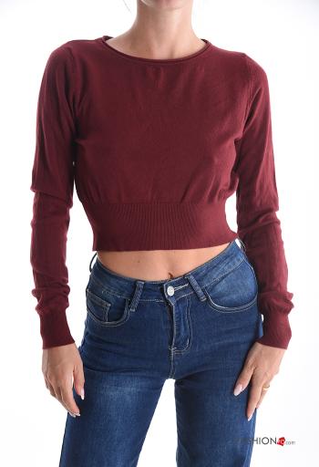 Maglione corto girocollo - ph 1