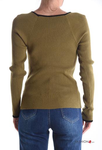Strickpullover mit V-Ausschnitt - ph 2