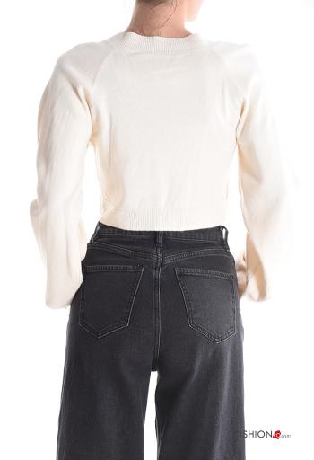 Maglione corto scollo a V - ph 2