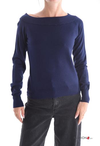 Strickpullover schulterfrei