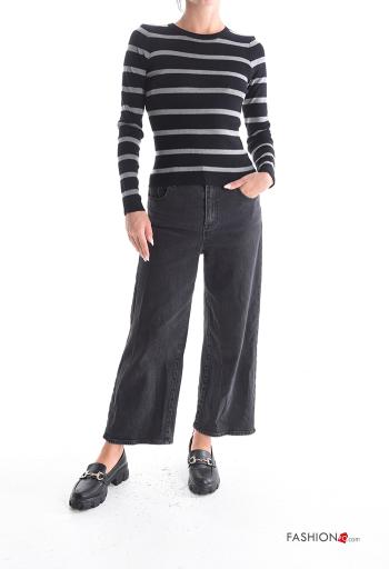 Jersey manga larga cuello redondo a rayas - ph 5