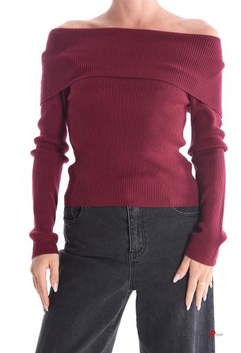Strickpullover schulterfrei