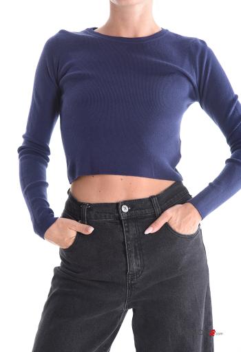 Maglione costine corto