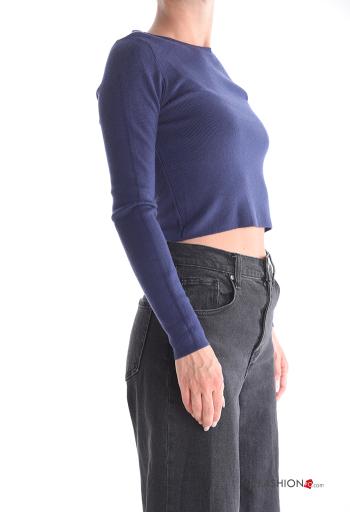 Maglione costine corto - ph 3