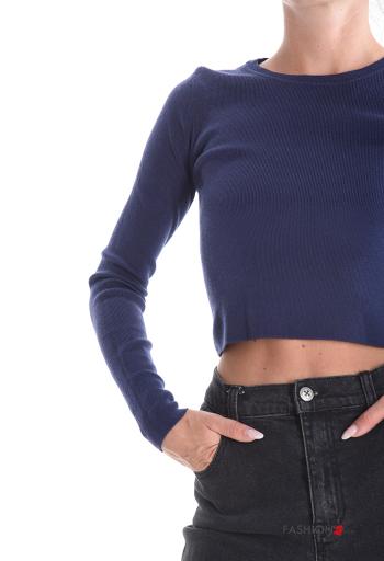 Maglione costine corto - ph 4