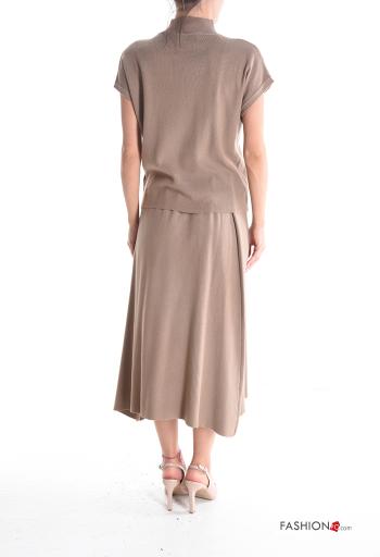 Coordinato maniche corte a collo alto con elastico - ph 2