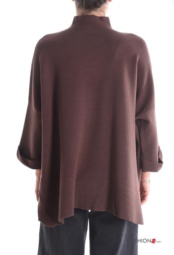 Strickpullover Rollkragen- mit Taschen - ph 2