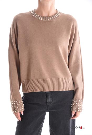 Camisola com pérolas
