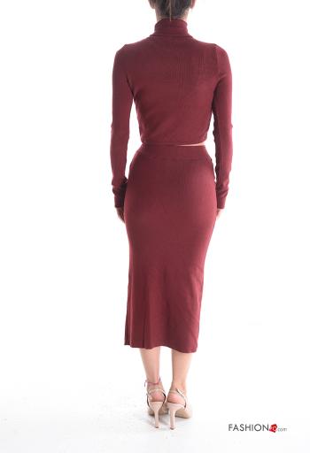 Maglione taglio vivo a collo alto - ph 2