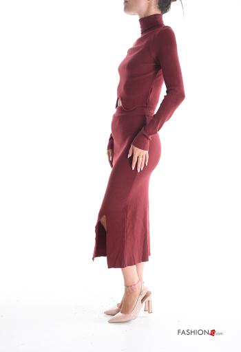 Maglione taglio vivo a collo alto - ph 3