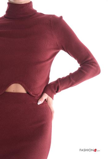 Maglione taglio vivo a collo alto - ph 4