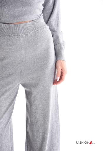 lurex long sleeve Co-ord Rollneck with elastic - ph 4