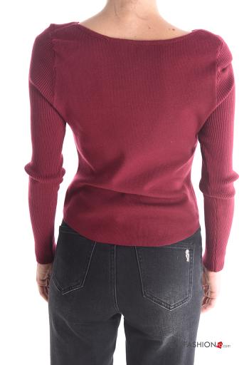 Strickpullover mit Strasssteinen - ph 2