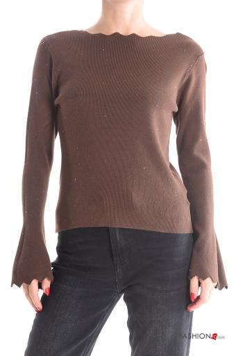 Maglione con paillettes
