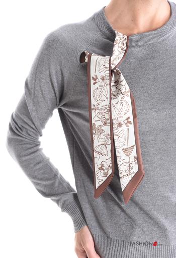 crew neck Sweater with bow - ph 4