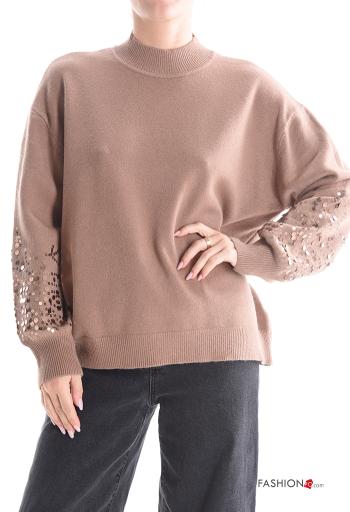 Maglione con paillettes