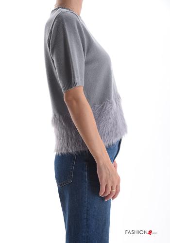 Maglione pelliccia sintetica - ph 3