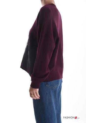 lace trim Cardigan with buttons - ph 3