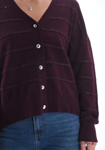 lurex Cardigan with buttons - ph 4