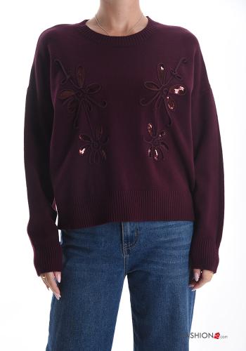 Pull avec strass