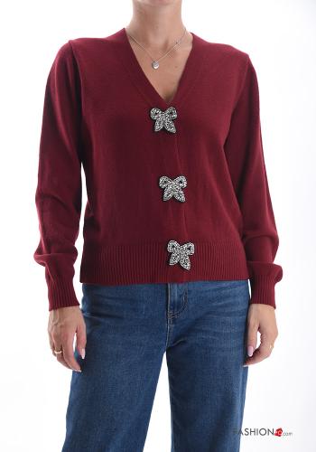 Chaqueta de punto con brillantes - ph 1