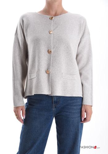 Cardigan con bottoni - ph 1