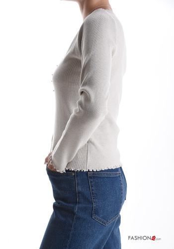 Jersey con perlas con brillantes - ph 3